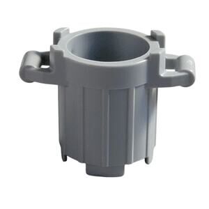 LEGO Trash Can with 4 Cover Holders 92926 Light Bluish Gray Container Piece Part